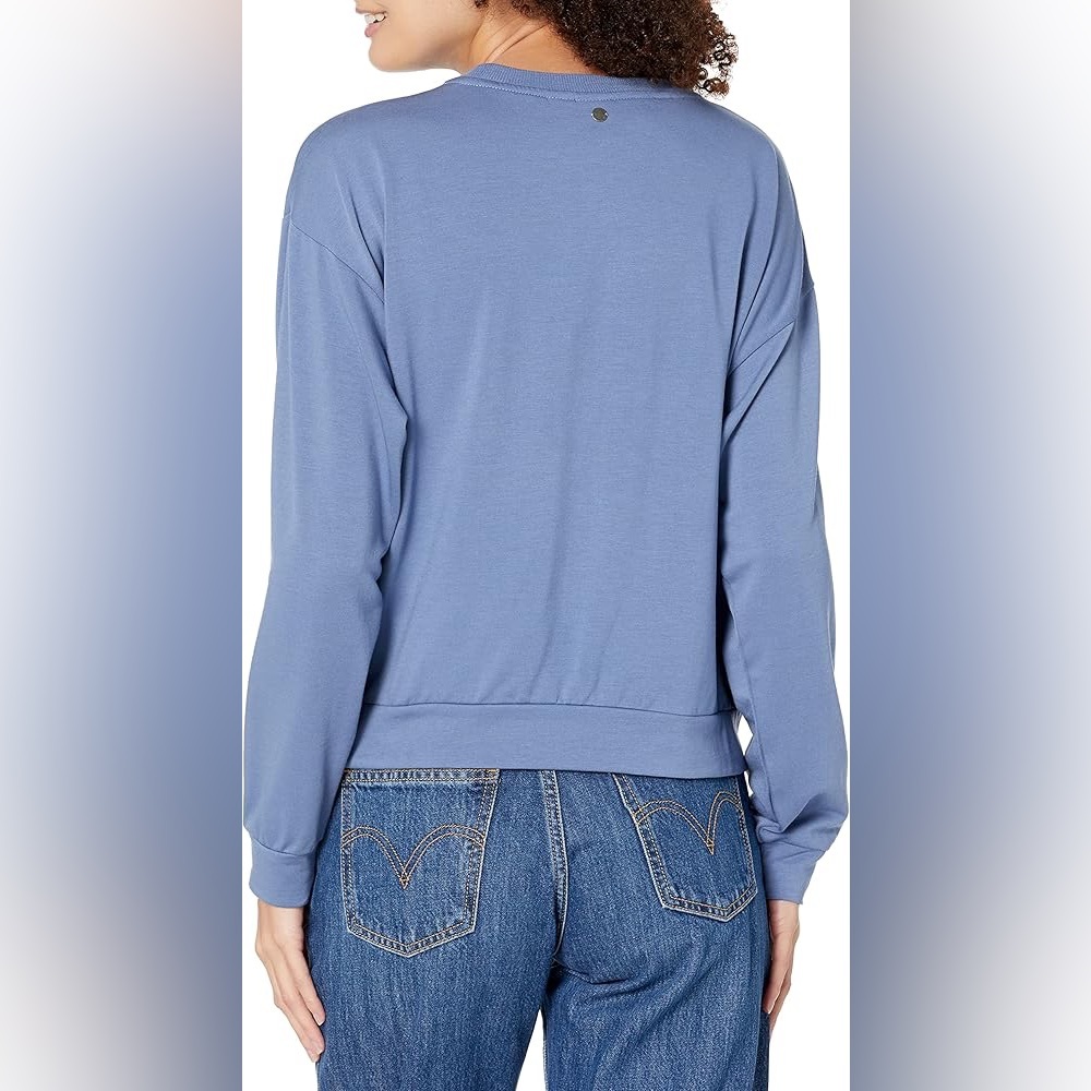 Roxy Blue Crew Sweater Size M - Picture 2 of 5